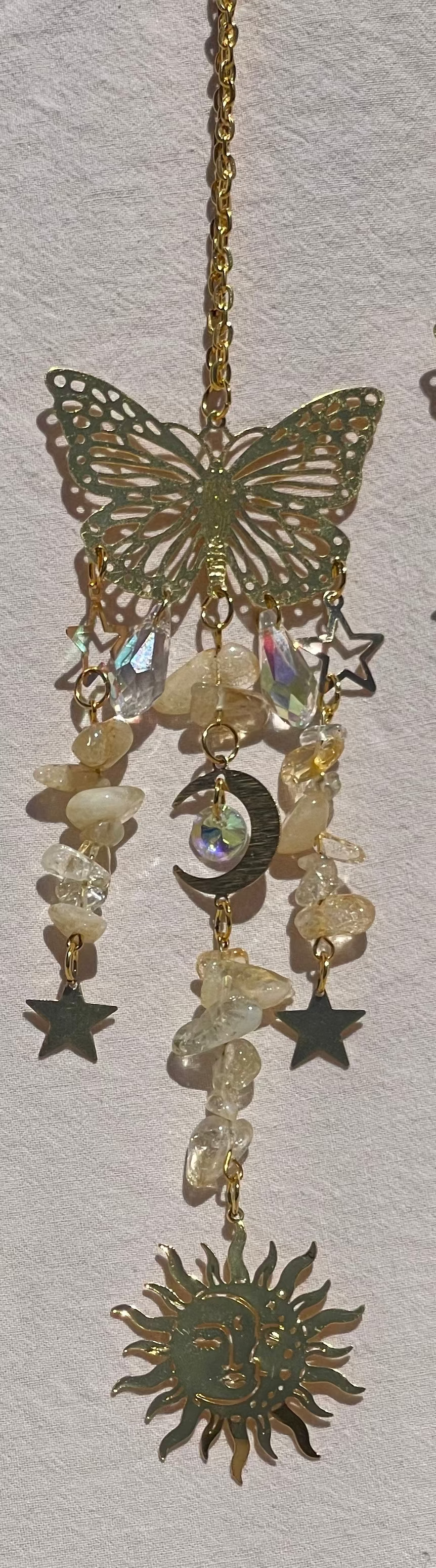 Crystal Butterfly Sun-Catcher Ornament