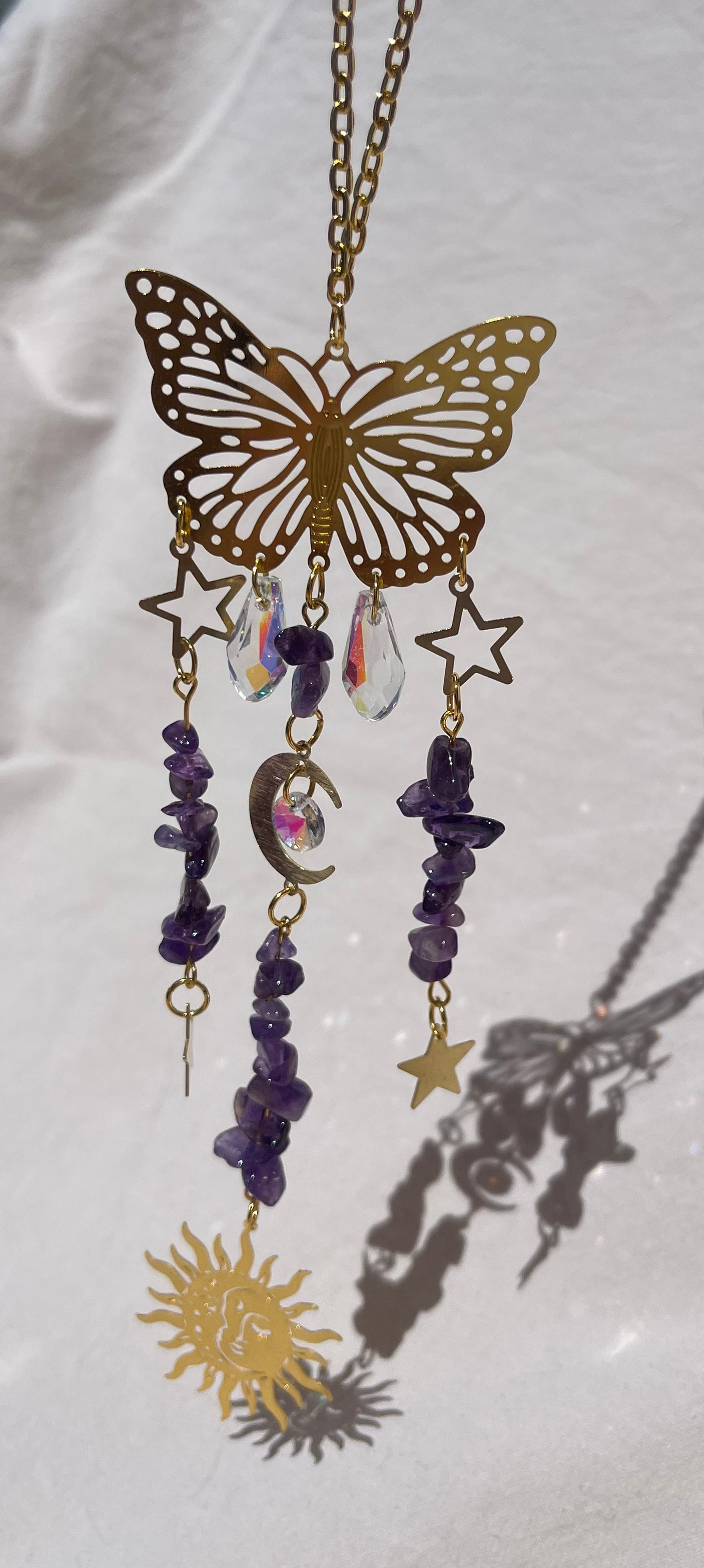 Crystal Butterfly Sun-Catcher Ornament