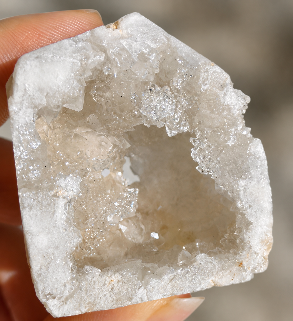 Clear Quartz Geode Point 05
