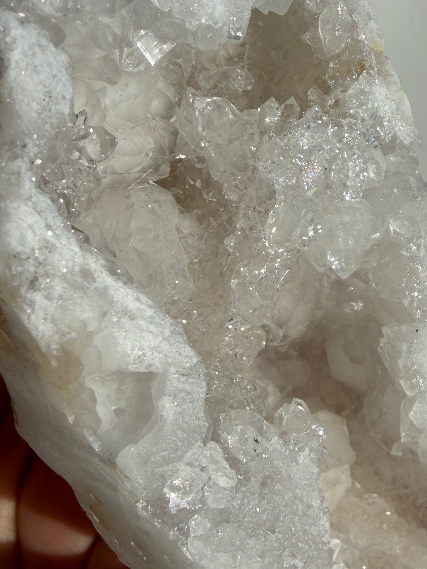 Clear Quartz Geode Freeform Point 01
