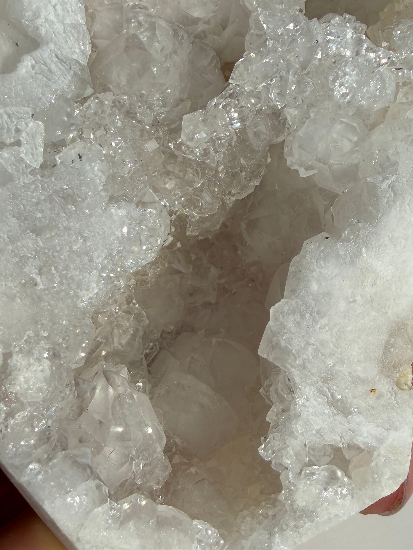 Clear Quartz Geode Freeform Point 01
