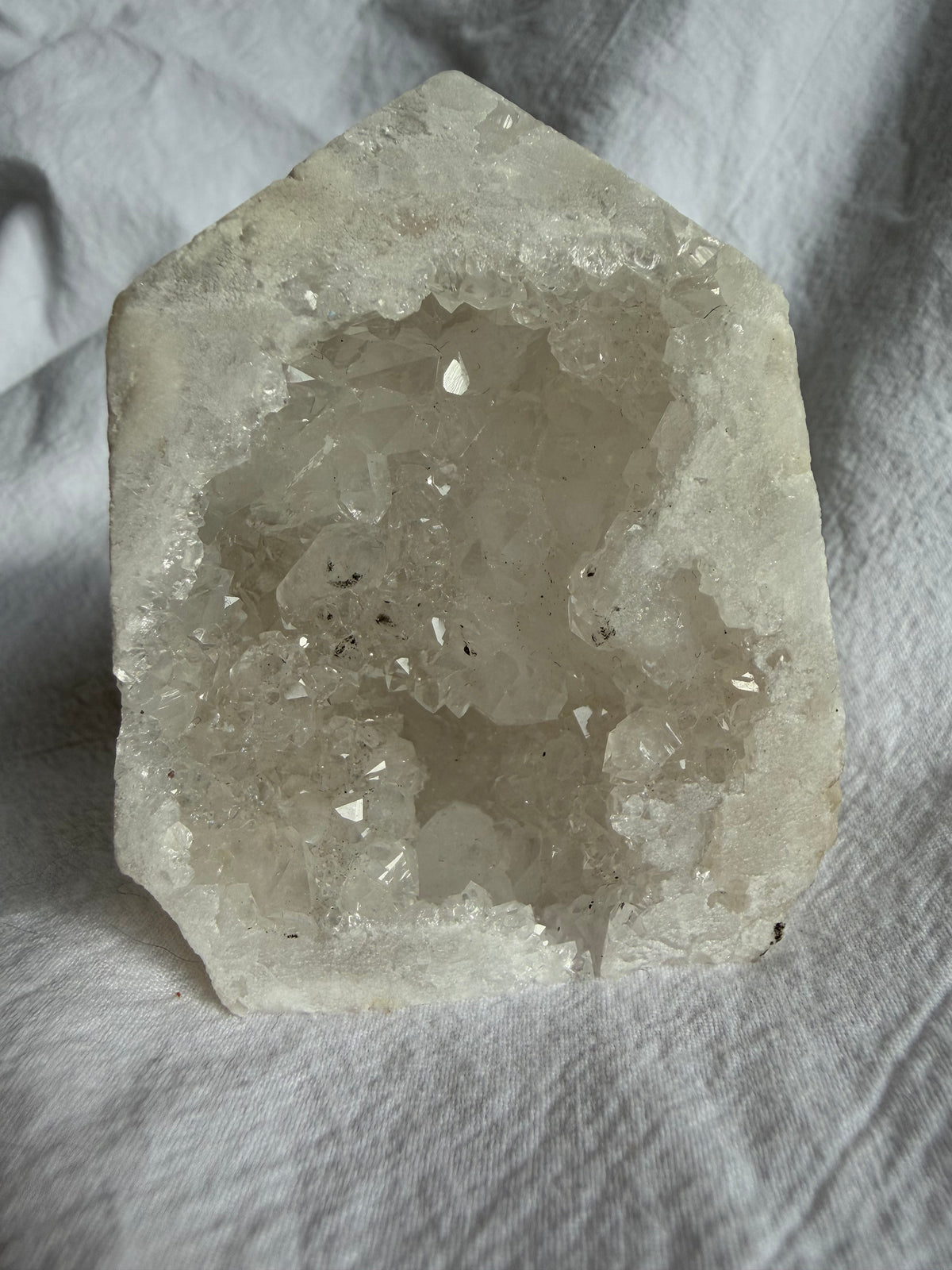 Clear Quartz Geode Point 02