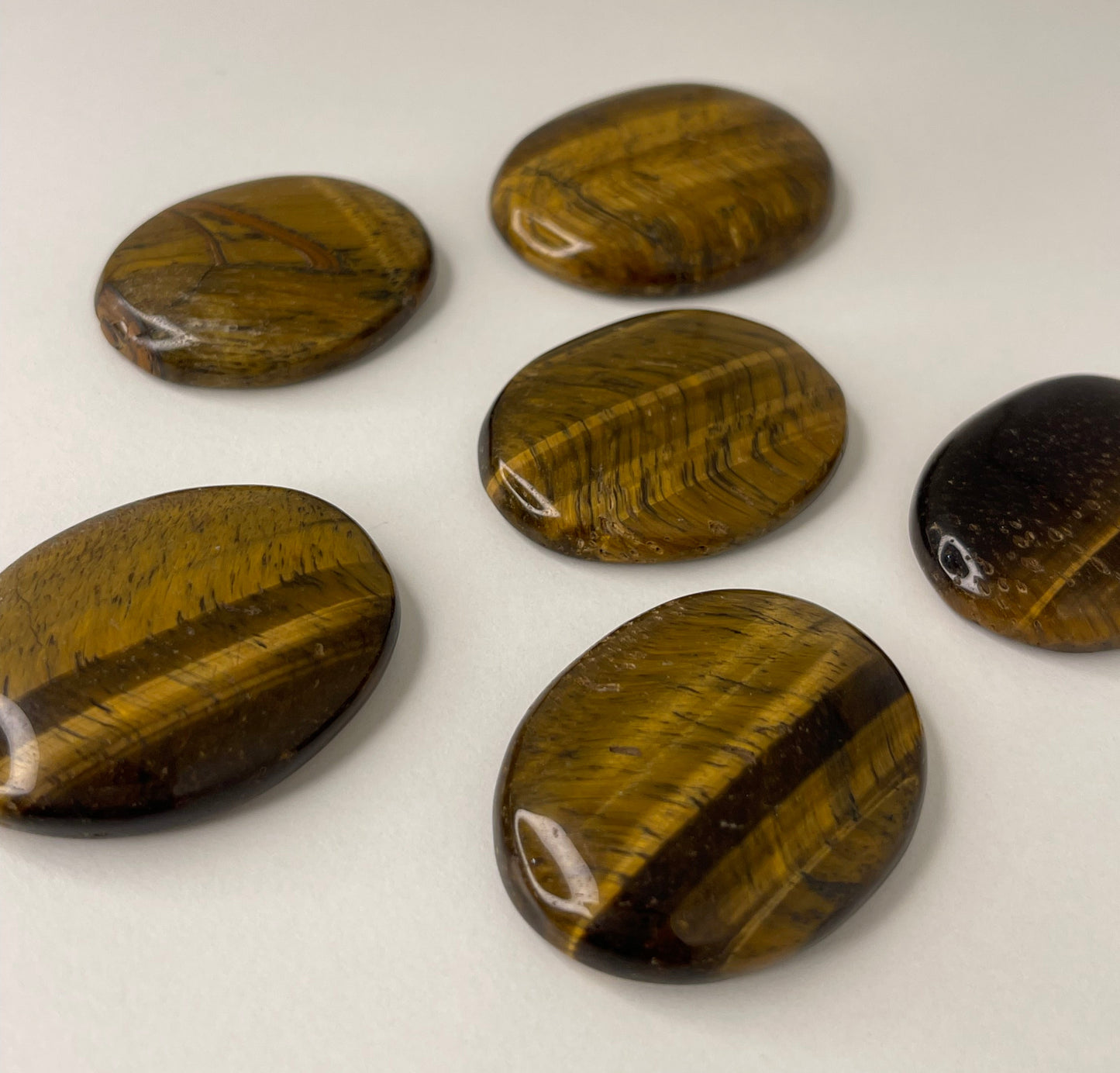 Tigers Eye Pocket Stone A Grade