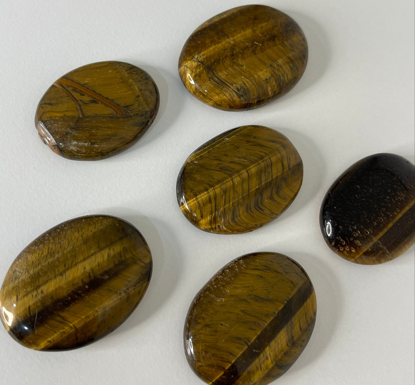 Tigers Eye Pocket Stone A Grade