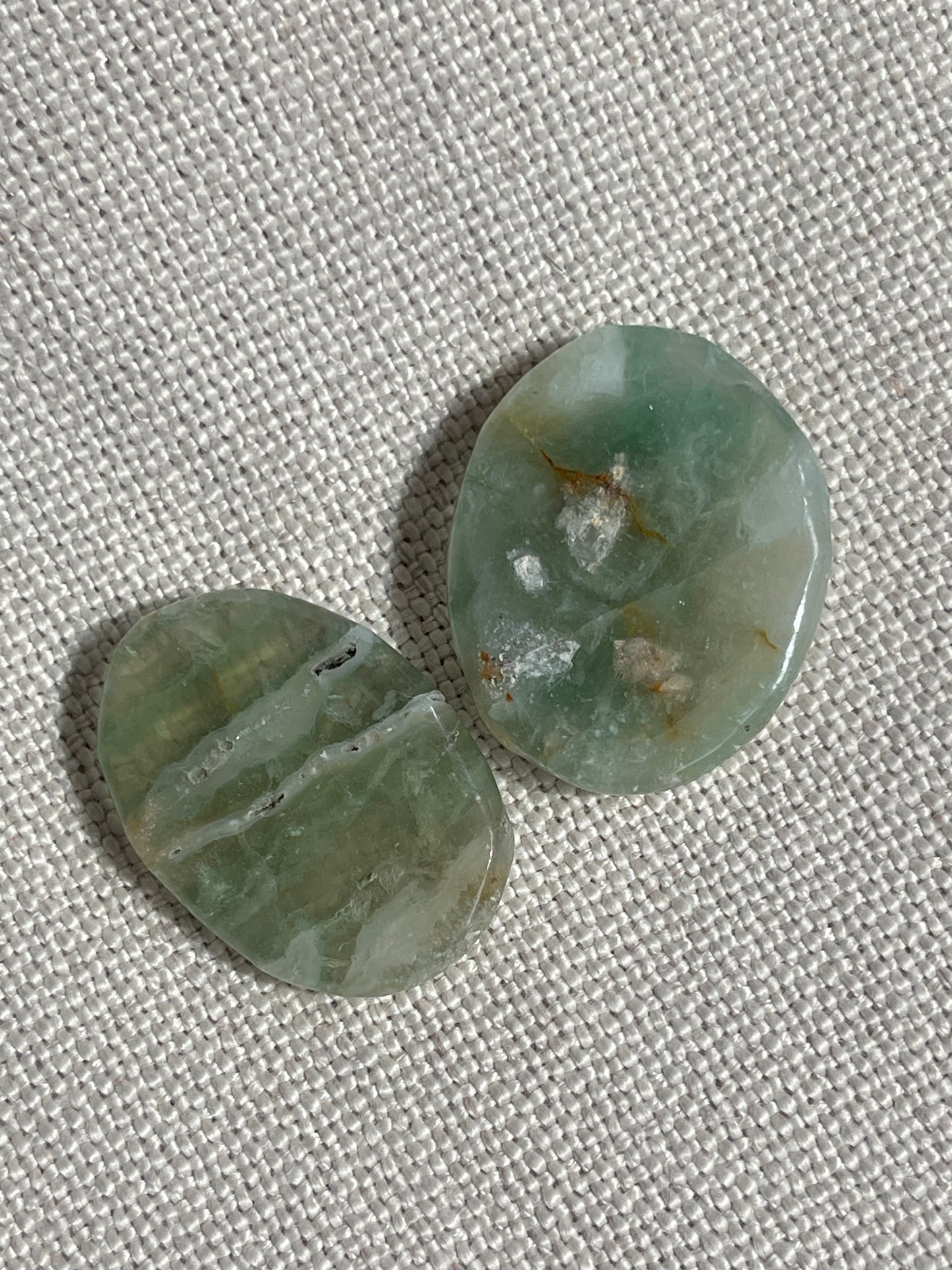 Green Fluorite Pocket Stone