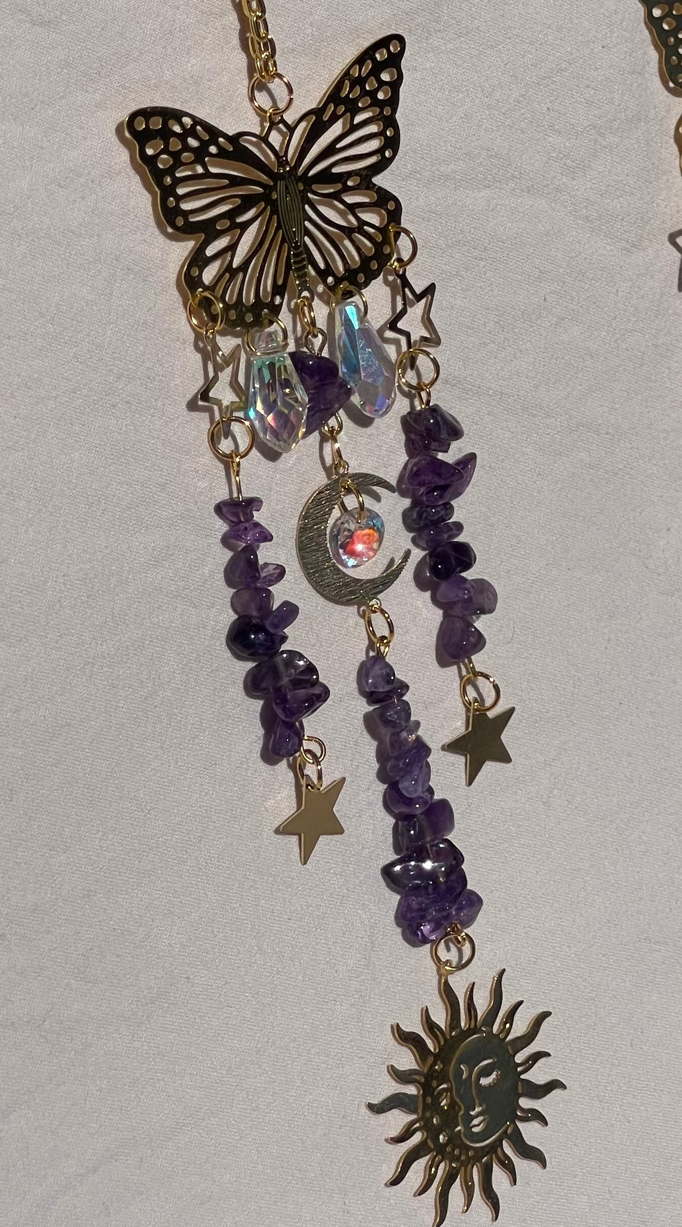 Crystal Butterfly Sun-Catcher Ornament