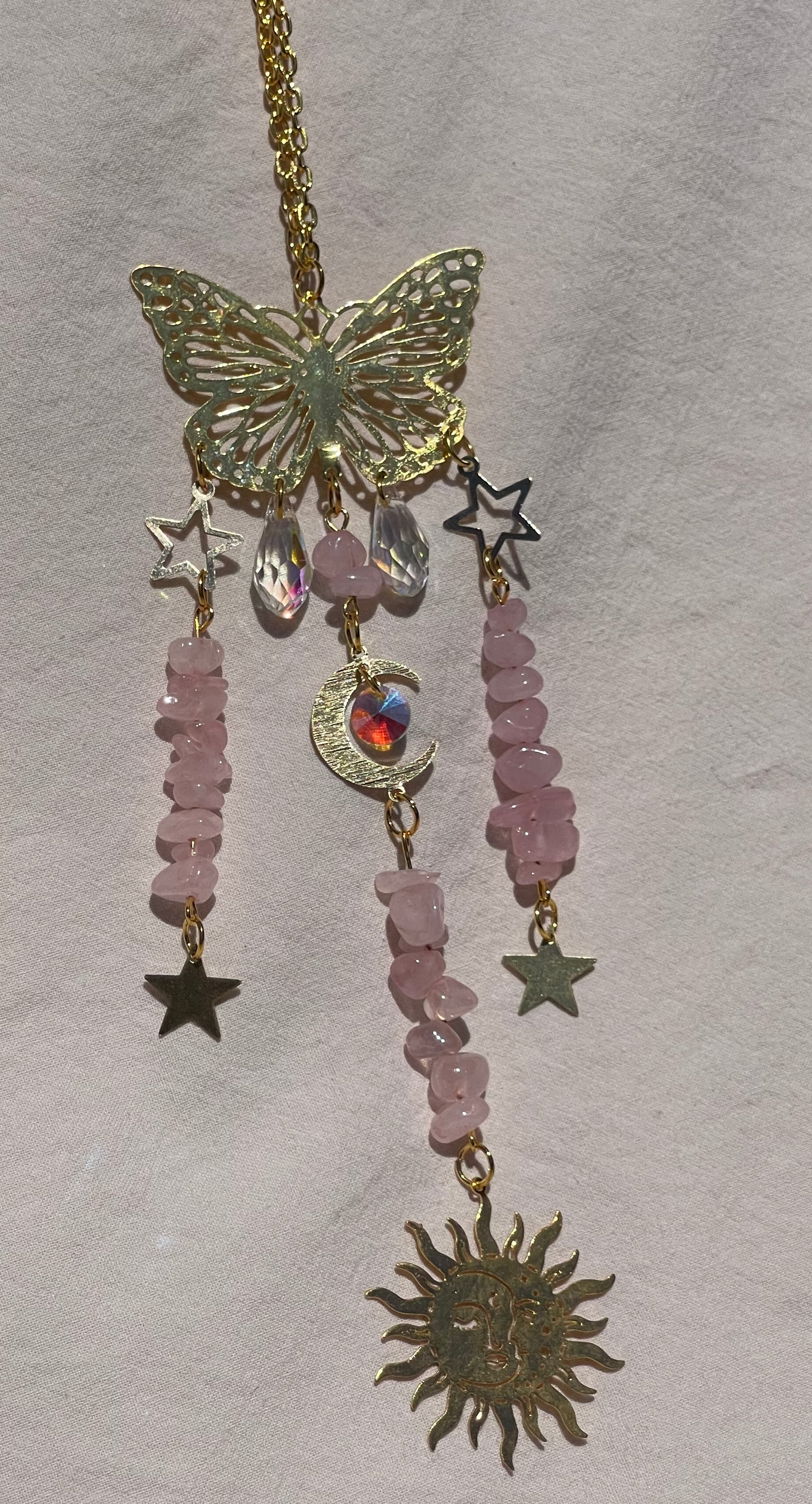 Crystal Butterfly Sun-Catcher Ornament