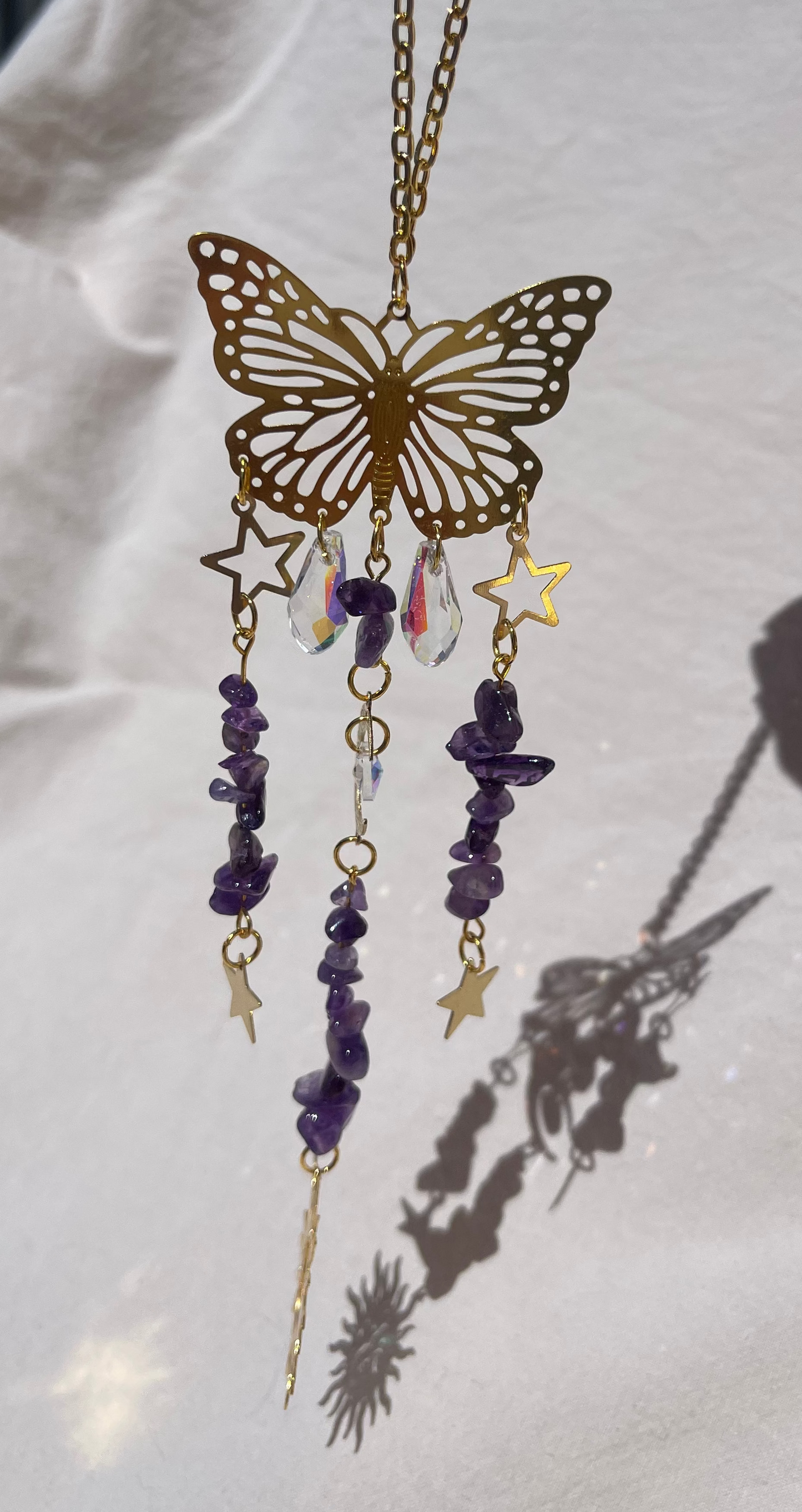 Crystal Butterfly Sun-Catcher Ornament