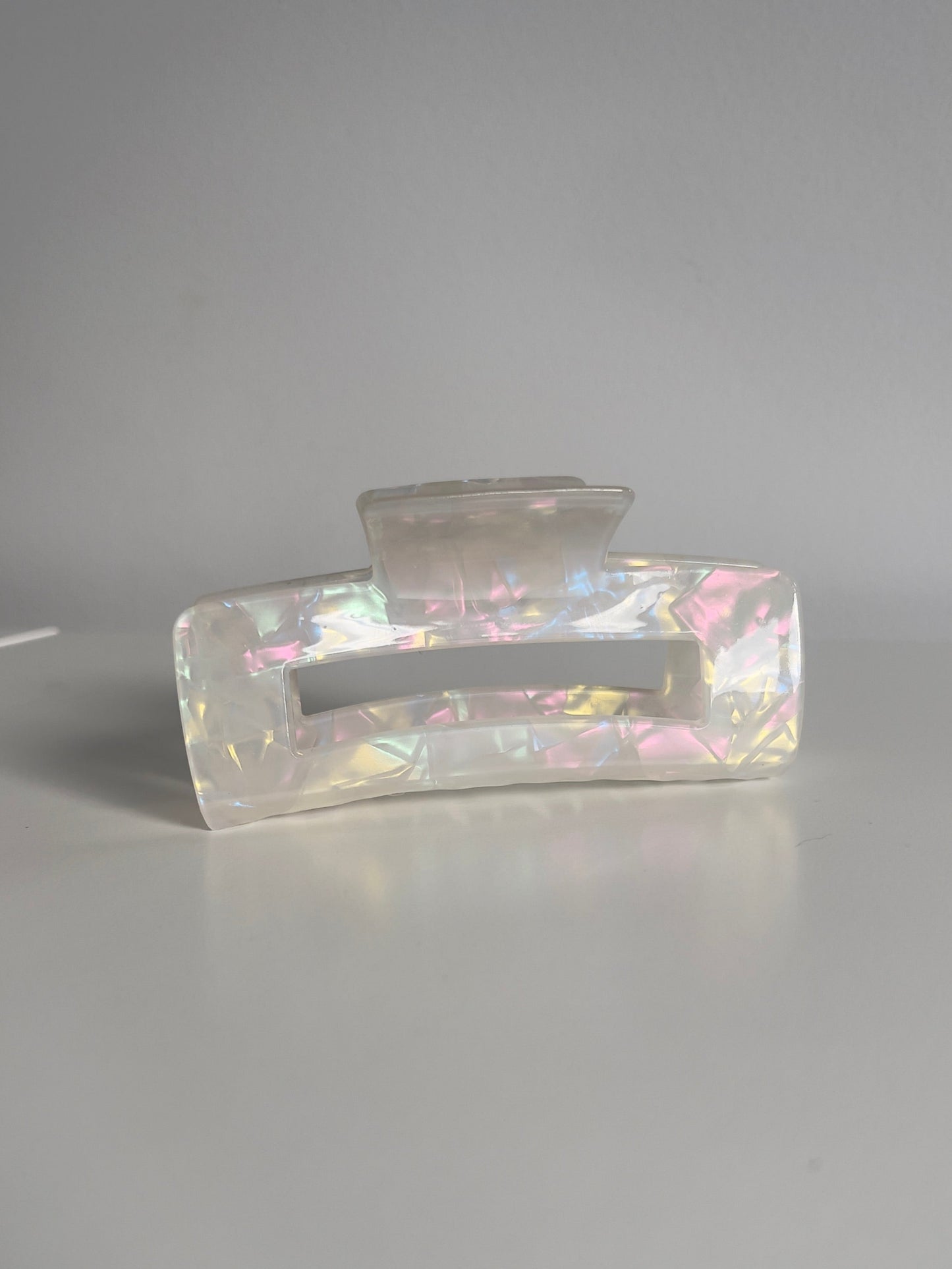 Pearl Reflective Claw Clips