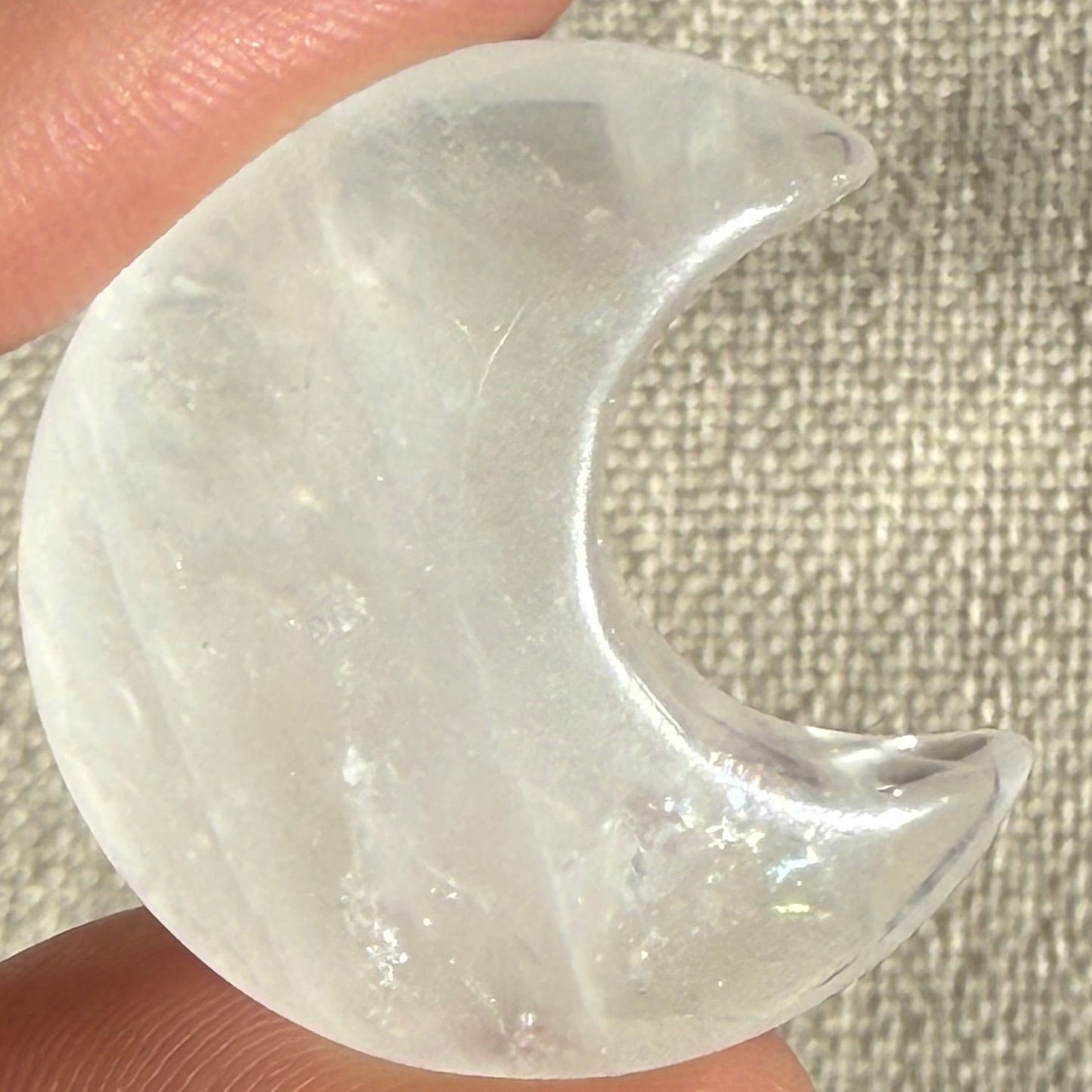 Clear Quartz Moon